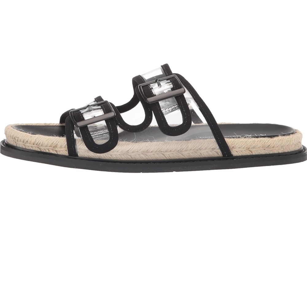 A|X Armani ExchangeClear 2-Strap Slide Espadrille Sandal/ Size EU 39 - Picture 7 of 13